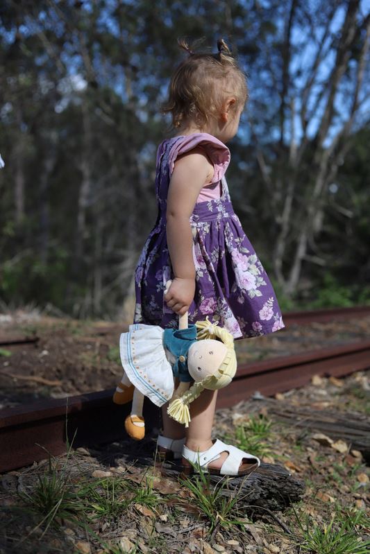 BONIKKA Organic Lily Doll with Blonde Hair TODDLER (1-3 Yrs) - Zabecca Living