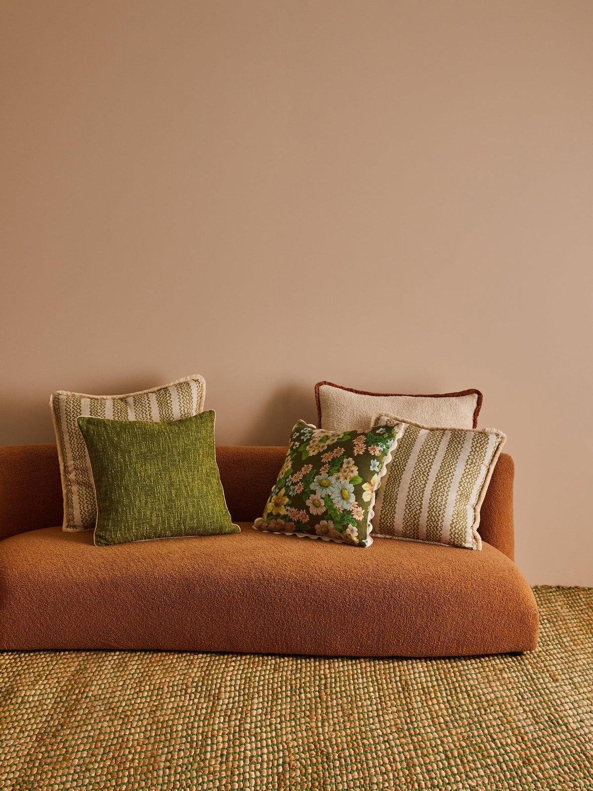 BONNIE &amp; NEIL Buttercup Olive Linen Cushion Cushion - Zabecca Living