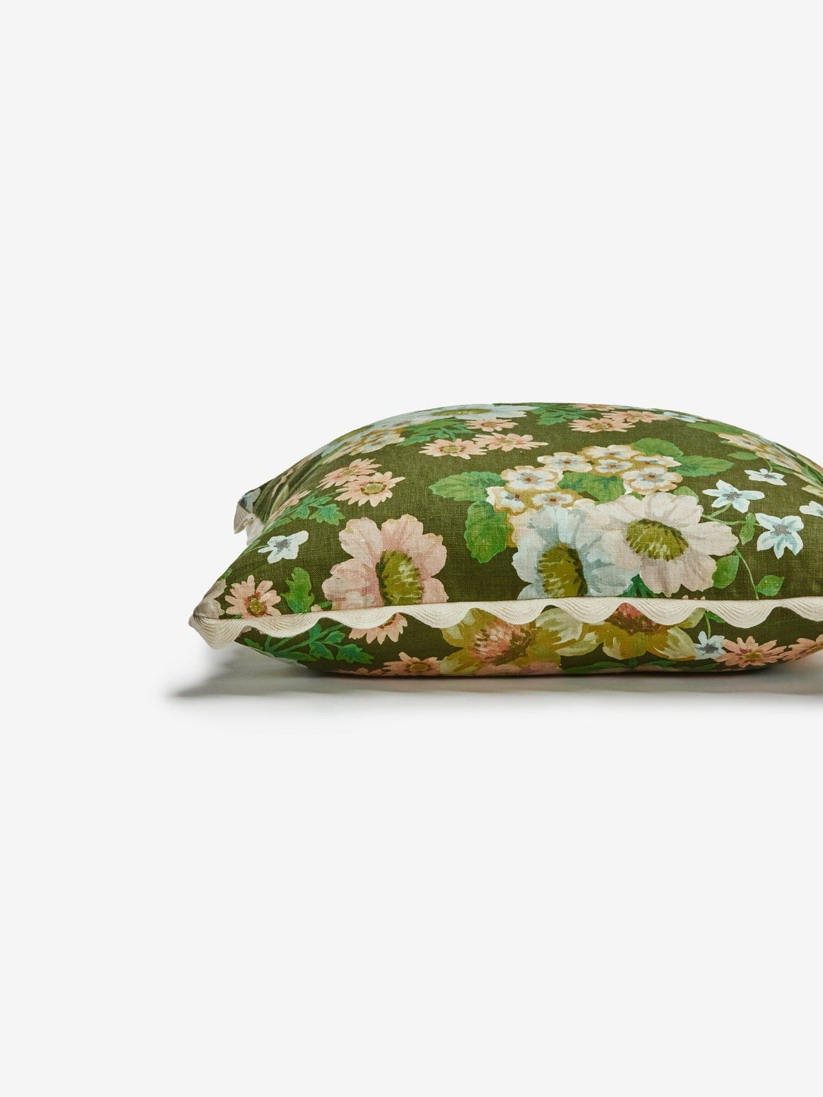 BONNIE &amp; NEIL Buttercup Olive Linen Cushion Cushion - Zabecca Living