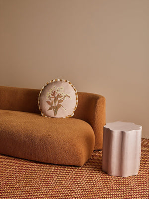 BONNIE & NEIL Forget Me Not Caramel Linen Cushion Cushion - Zabecca Living