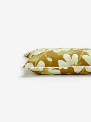 BONNIE & NEIL Violet Mustard Linen Cushion Cushion - Zabecca Living
