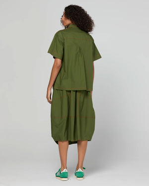 BOOM SHANKAR Guru Skirt - Chive SKIRT - Zabecca Living