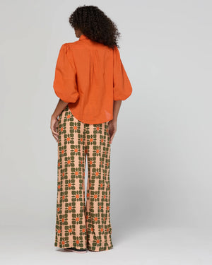 BOOM SHANKAR Pari Shirt - Rust Shirts & Blouses - Zabecca Living