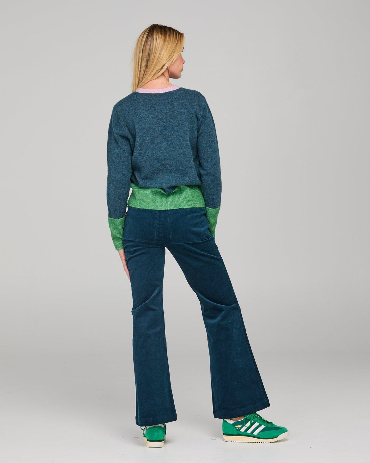 BOOM SHANKAR Poet Cardigan - Blue Multi Jumpers + Knitwear - Zabecca Living