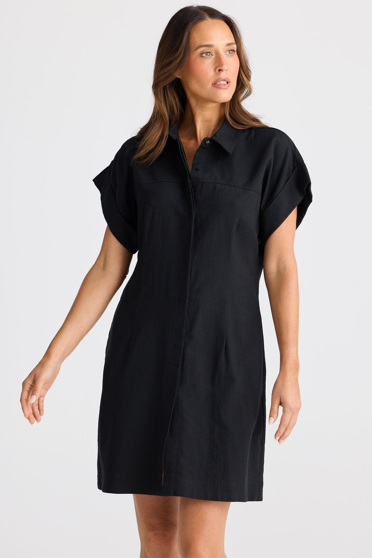 BRAVE AND TRUE Charli Dress - Black Dress - Zabecca Living