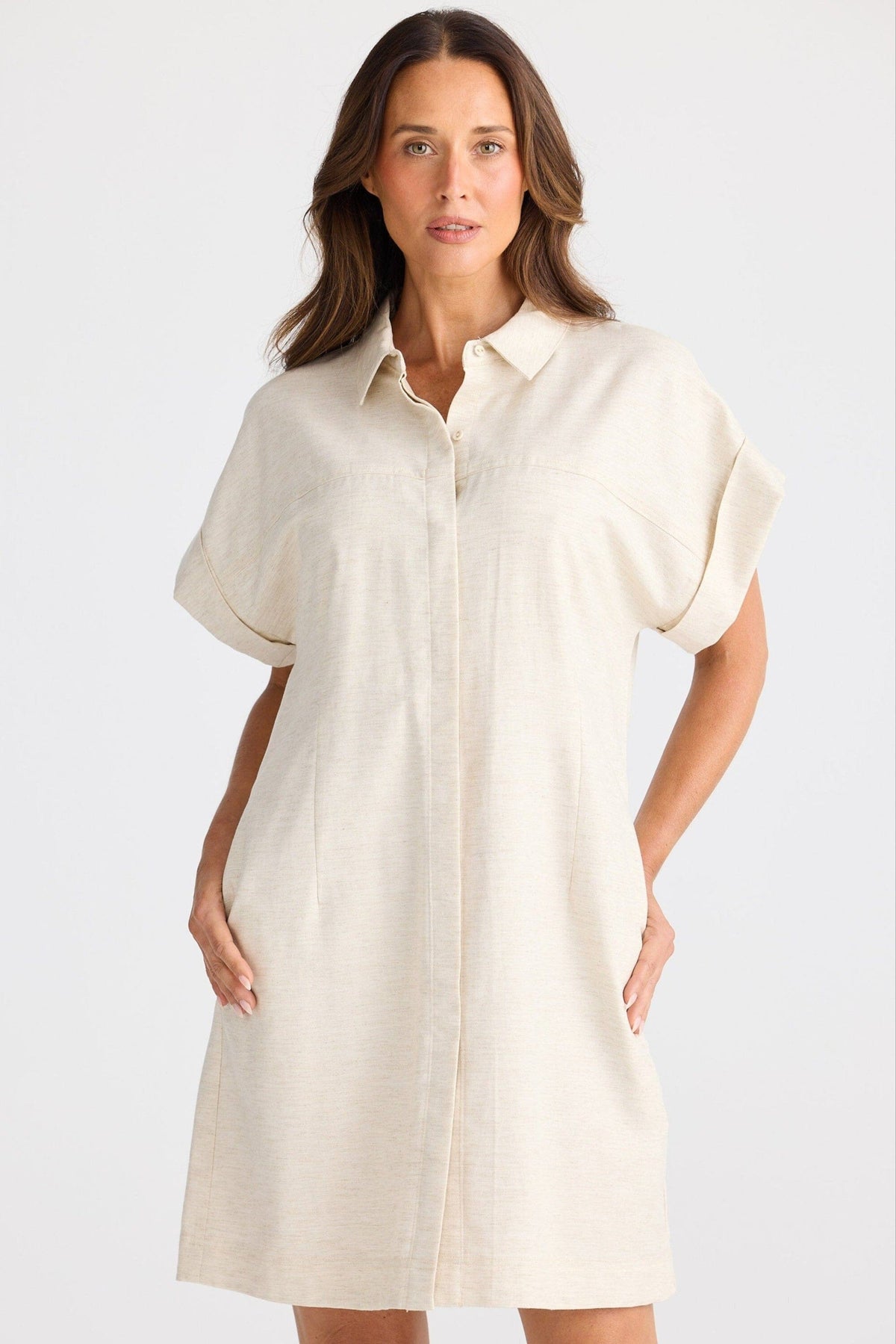 BRAVE AND TRUE Charli Dress - Natural Dress - Zabecca Living