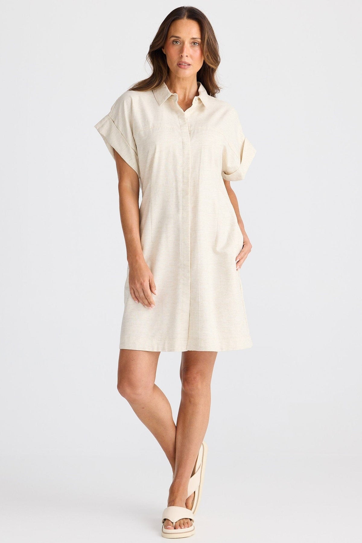 BRAVE AND TRUE Charli Dress - Natural Dress - Zabecca Living