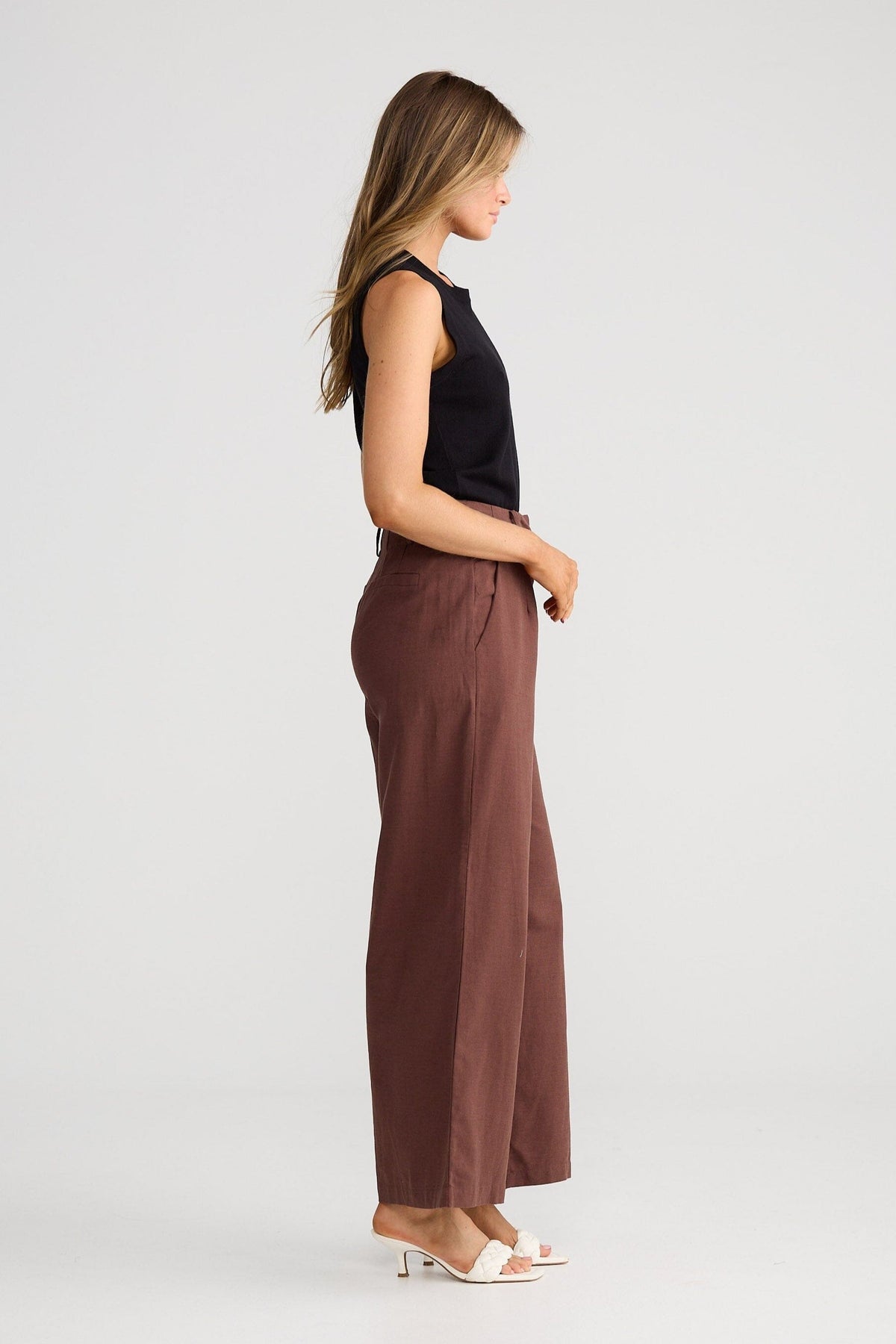 BRAVE AND TRUE Dover Pant - Chocolate PANTS - Zabecca Living