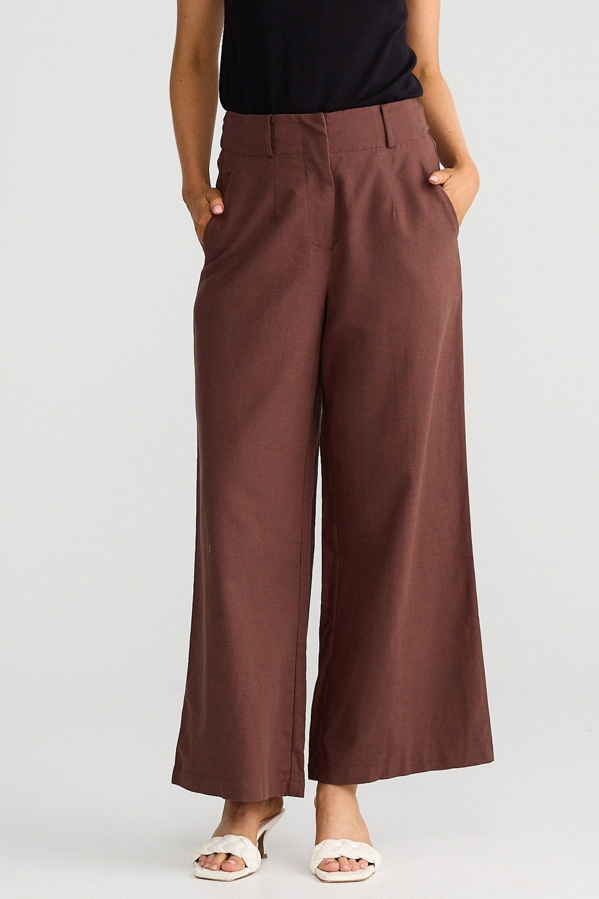 BRAVE AND TRUE Dover Pant - Chocolate PANTS - Zabecca Living