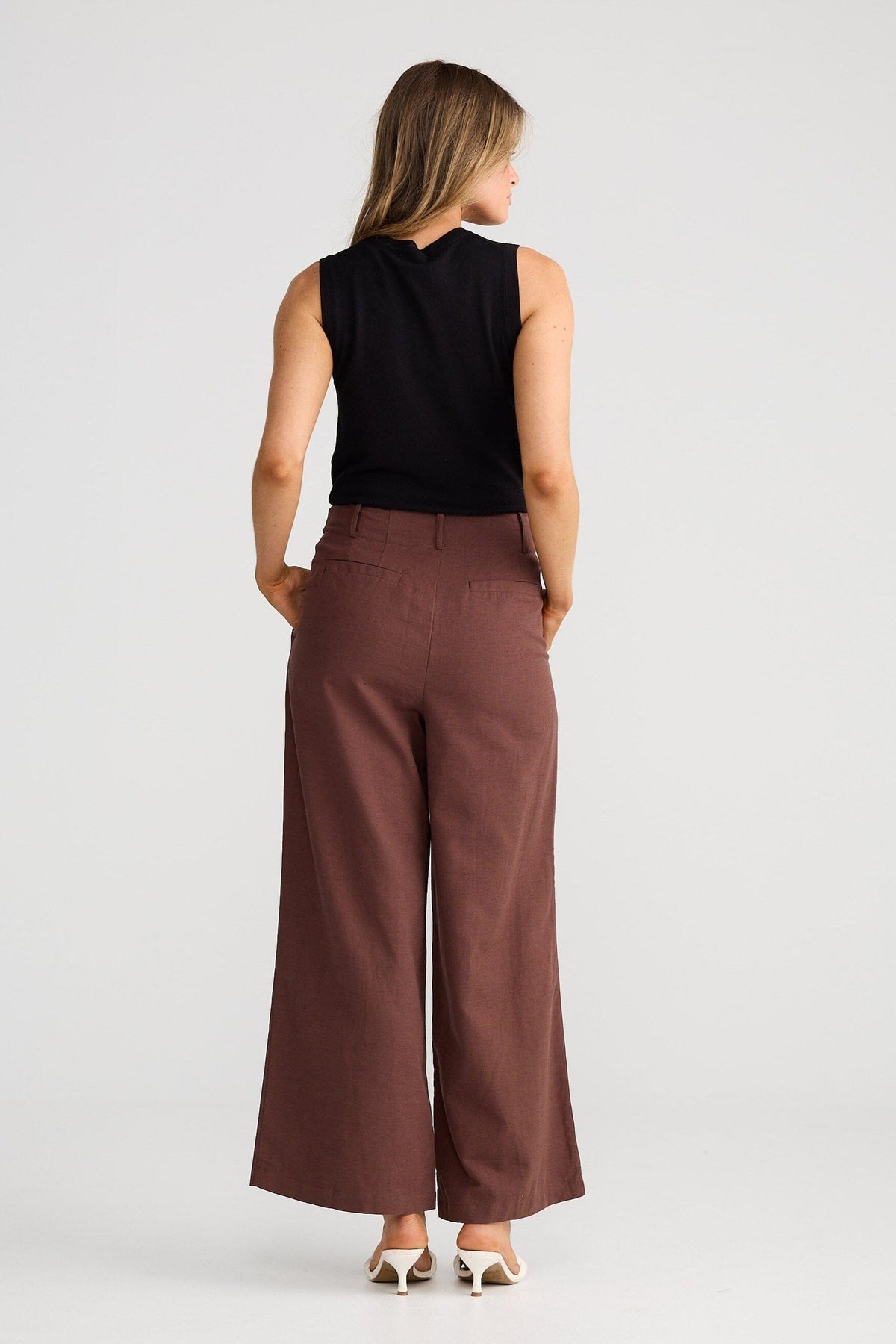 BRAVE AND TRUE Dover Pant - Chocolate PANTS - Zabecca Living