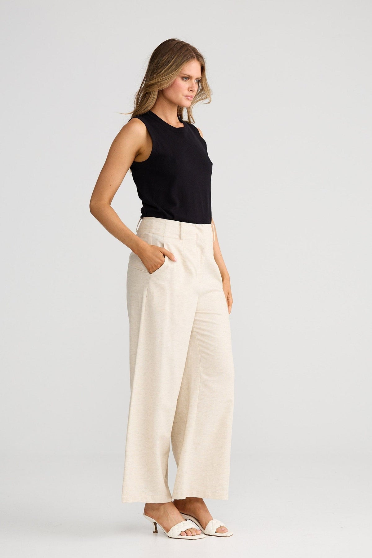 BRAVE AND TRUE Dover Pant - Natural PANTS - Zabecca Living