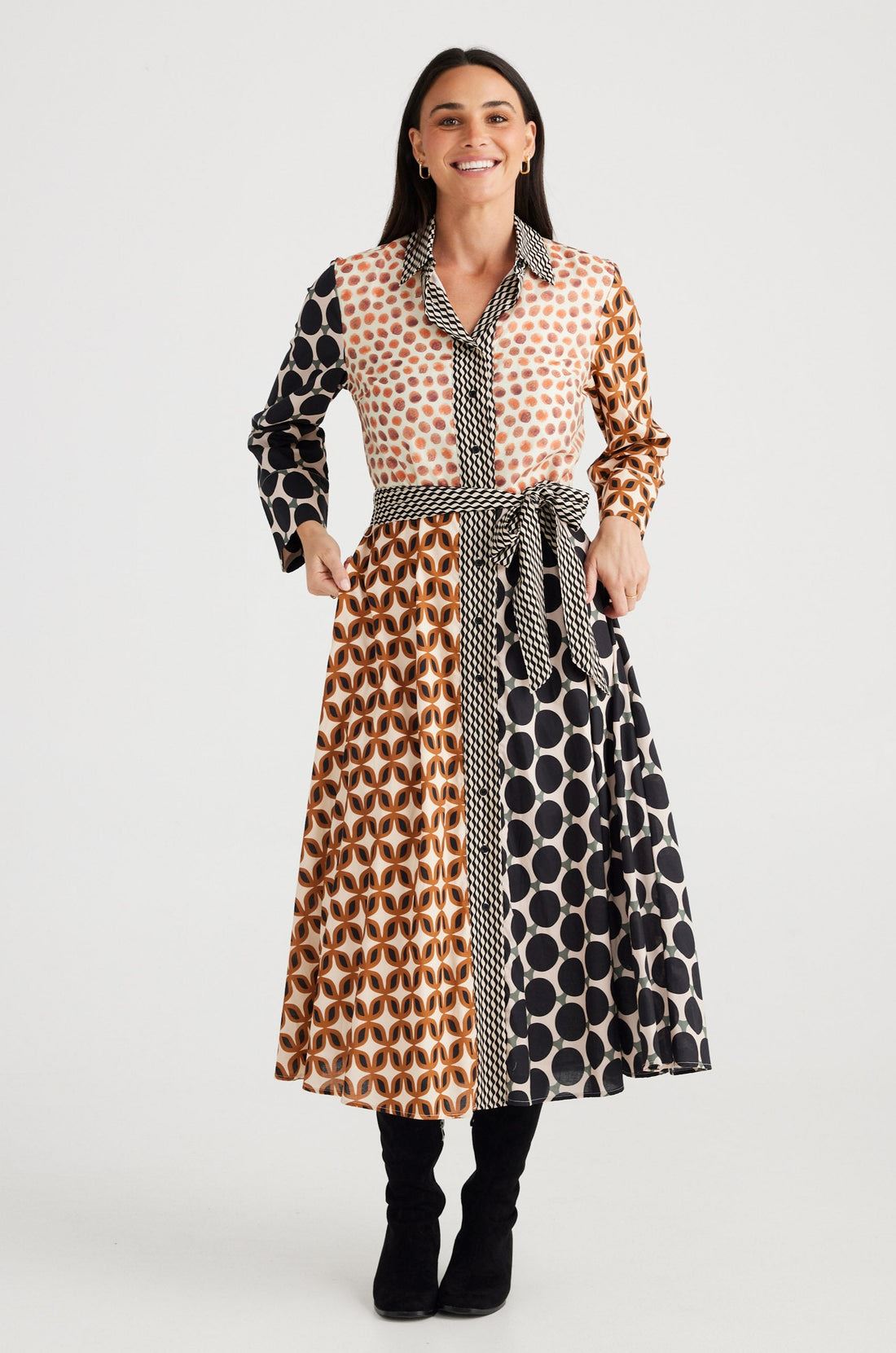 BRAVE AND TRUE Lucy Dress - Gingerbread Dress - Zabecca Living