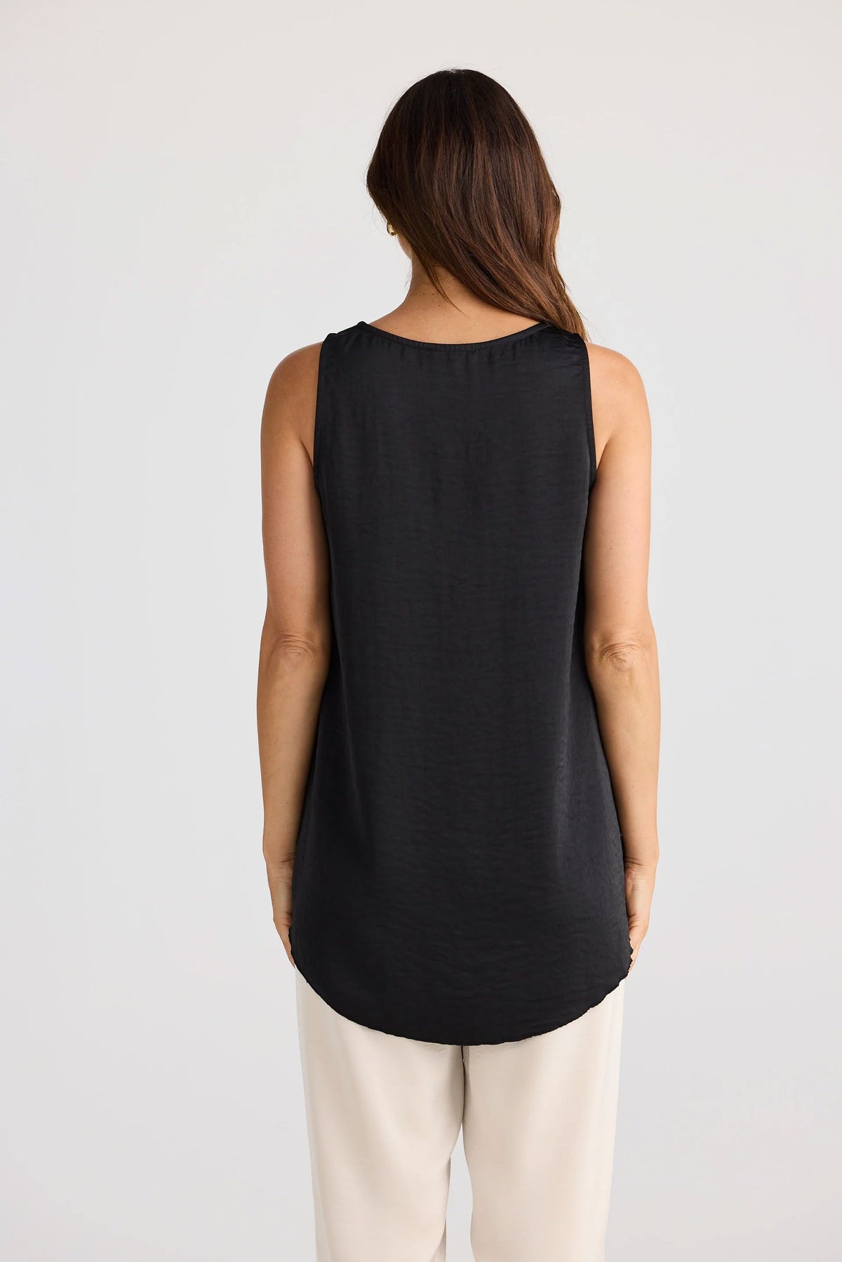 BRAVE AND TRUE Numinous Top - Black Tank - Zabecca Living