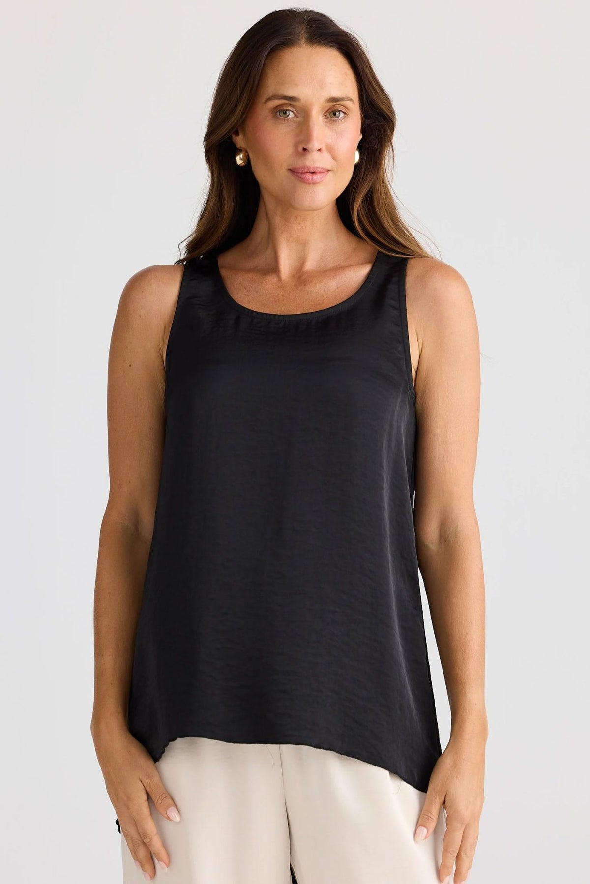 BRAVE AND TRUE Numinous Top - Black Tank - Zabecca Living