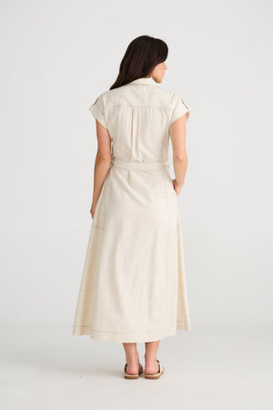BRAVE AND TRUE Portia Dress - Natural Dress - Zabecca Living
