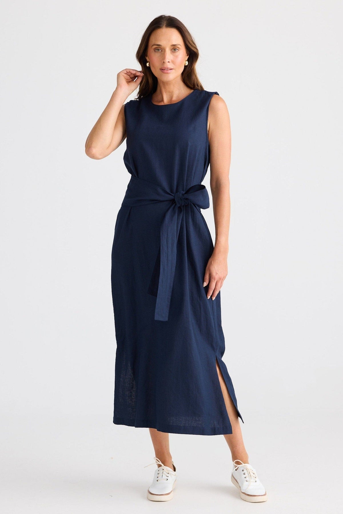 BRAVE AND TRUE Turning Point Dress - Navy Dress - Zabecca Living