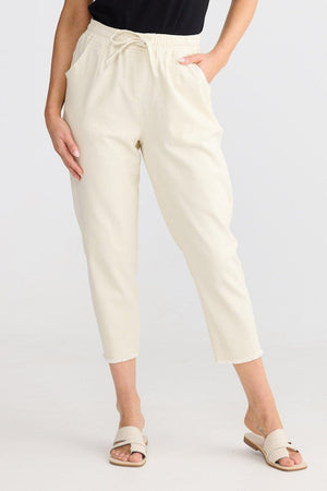 BRAVE AND TRUE Wayfarer Pant - Bone PANTS - Zabecca Living