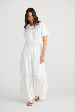 BRAVE AND TRUE Willow Top - White Shirts & Blouses - Zabecca Living