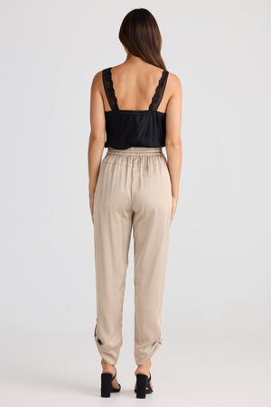 BRAVE AND TRUE Wonderland Pant - Stone Taupe PANTS - Zabecca Living