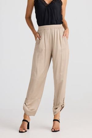 BRAVE AND TRUE Wonderland Pant - Stone Taupe PANTS - Zabecca Living