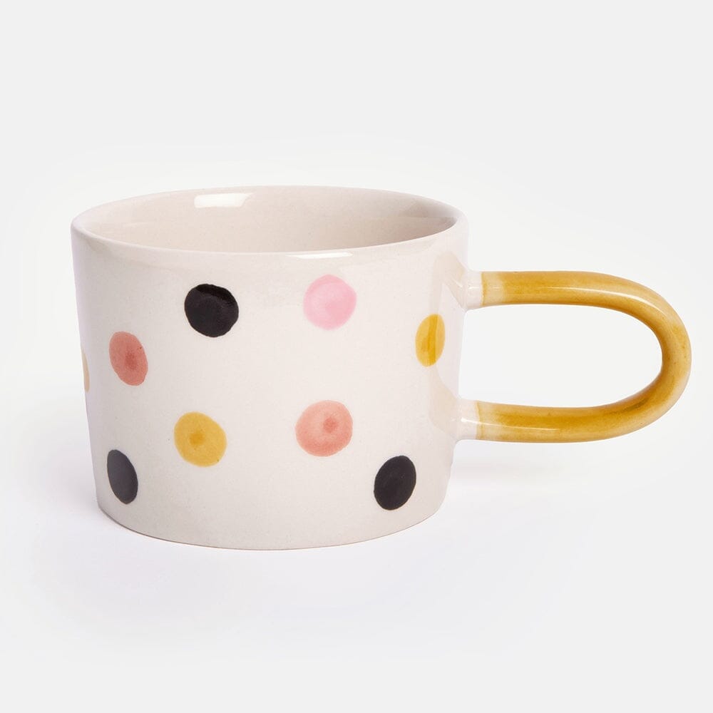 CAROLINE GARDNER Ceramic Mug - Multi Dotty COFFEE, TEA &amp; DRINKS - Zabecca Living