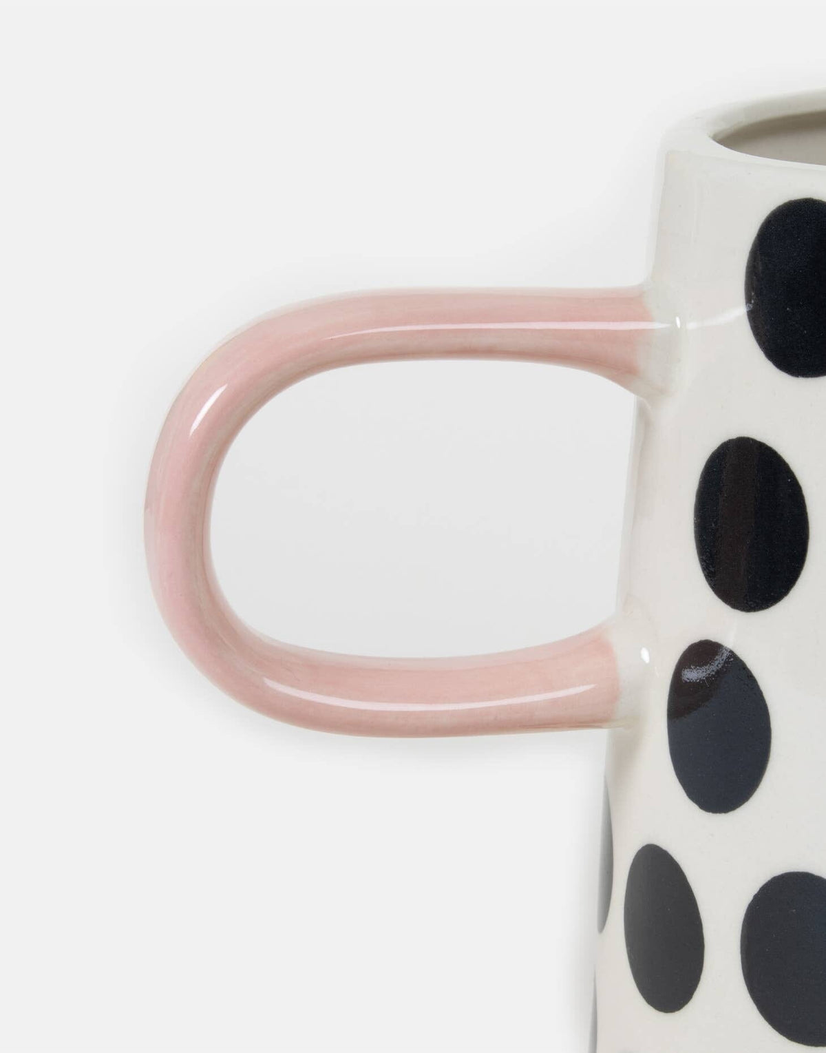 CAROLINE GARDNER Large Jug - Mono Dotty JUG - Zabecca Living