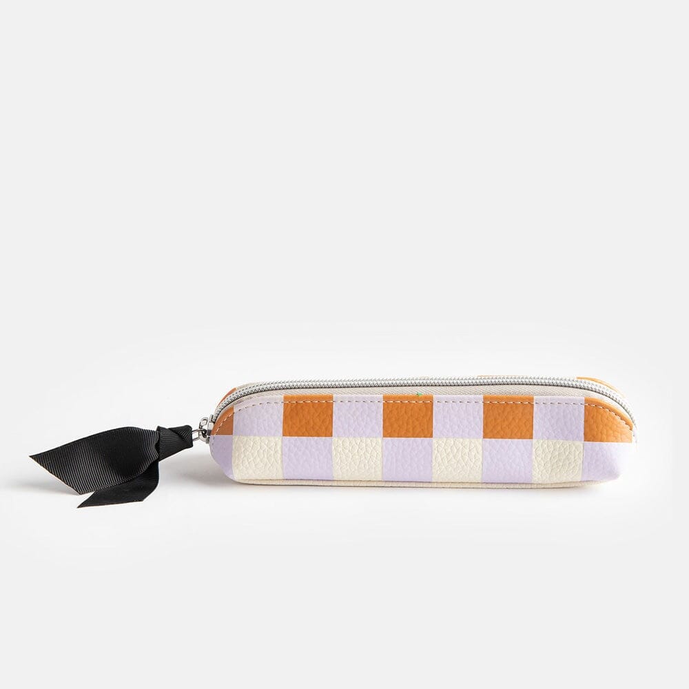 CAROLINE GARDNER Pencil Case - Multi Check bag - Zabecca Living