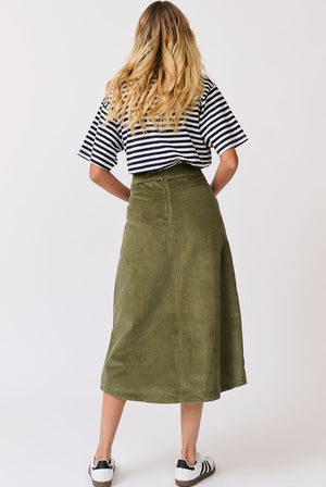 CARTEL & WILLOW Astrid Skirt - Thyme Skirt - Zabecca Living