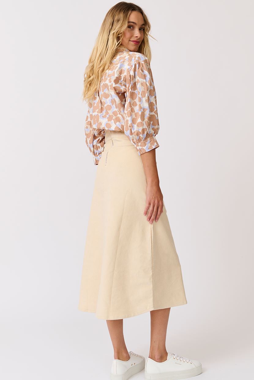 CARTEL &amp; WILLOW Astrid Skirt - Vanilla Skirt - Zabecca Living