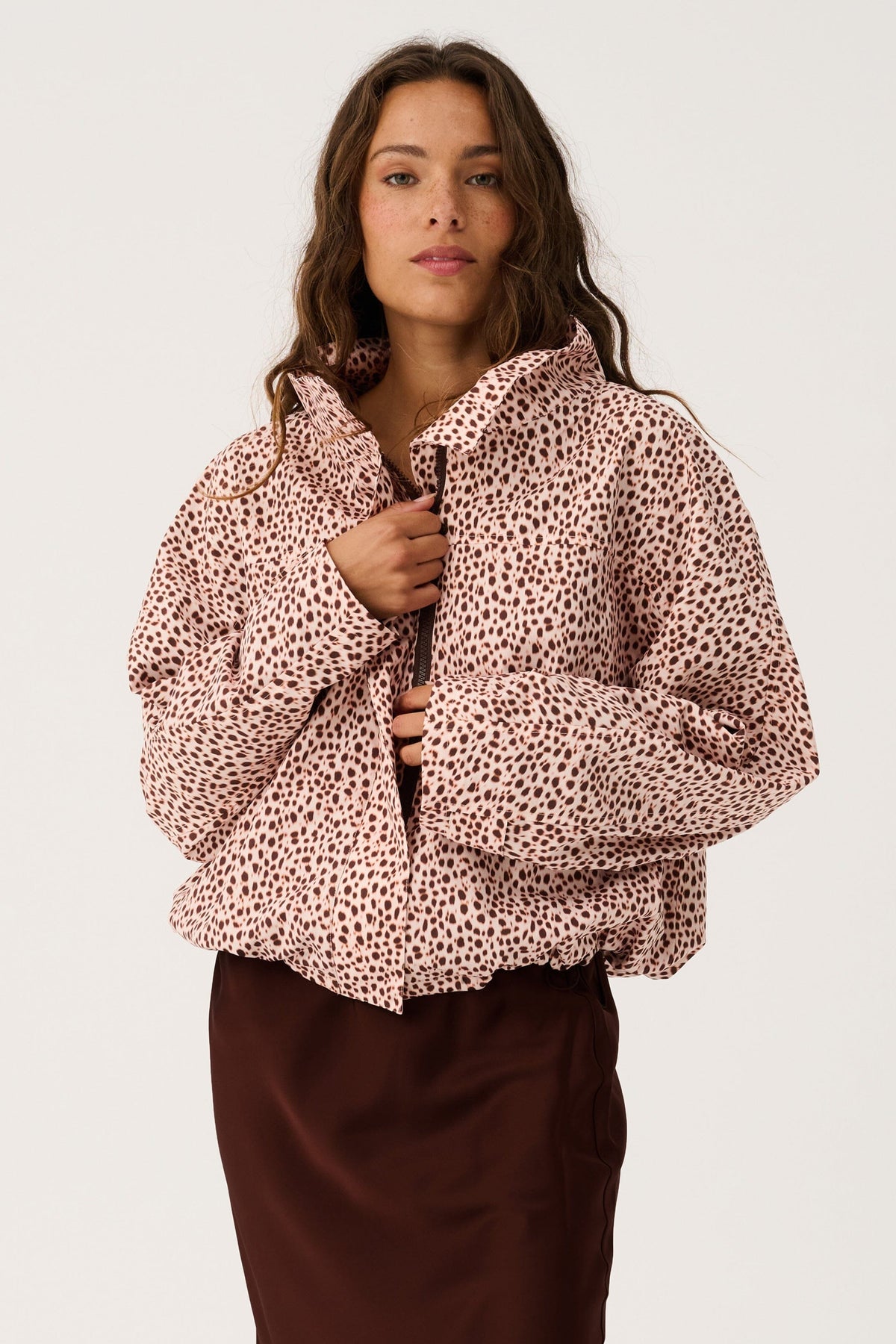 CARTEL & WILLOW Beau Spray Jacket - Ocelot Jacket - Zabecca Living