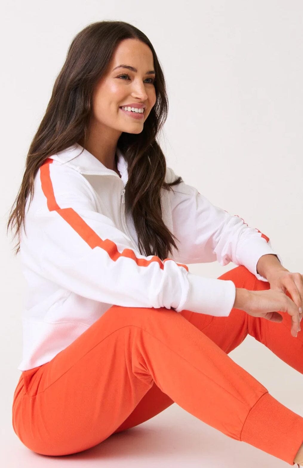 CARTEL &amp; WILLOW Blake Track Pant - Mandarin JOGGER - Zabecca Living