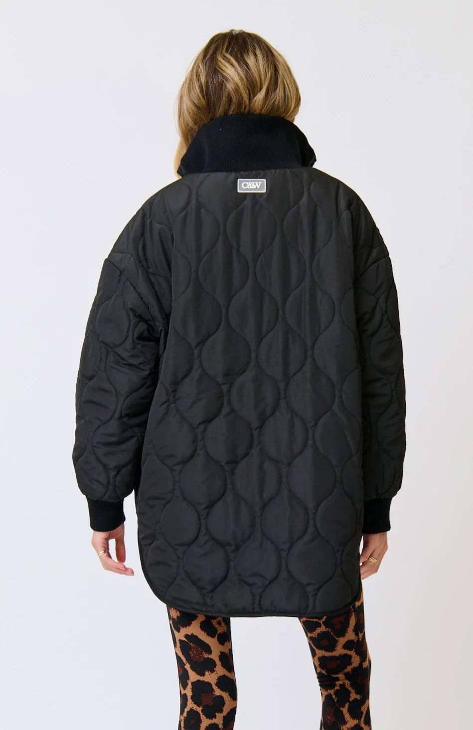 CARTEL & WILLOW Bridie Jacket - Black / Cream Jacket - Zabecca Living