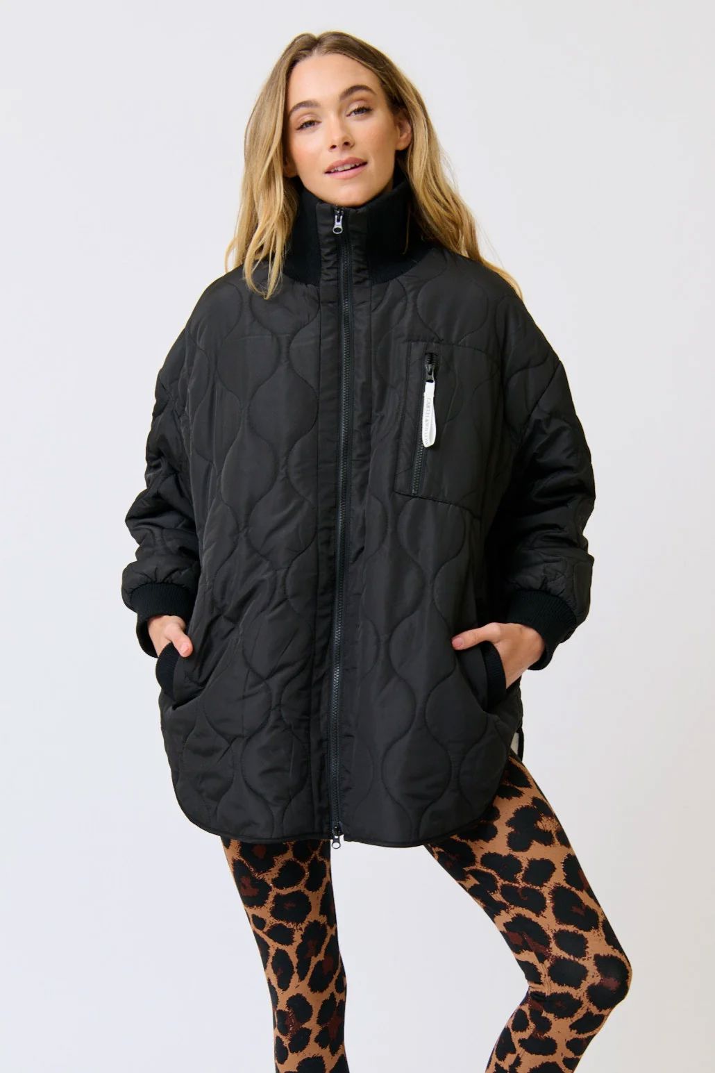 CARTEL & WILLOW Bridie Jacket - Black / Cream Jacket - Zabecca Living