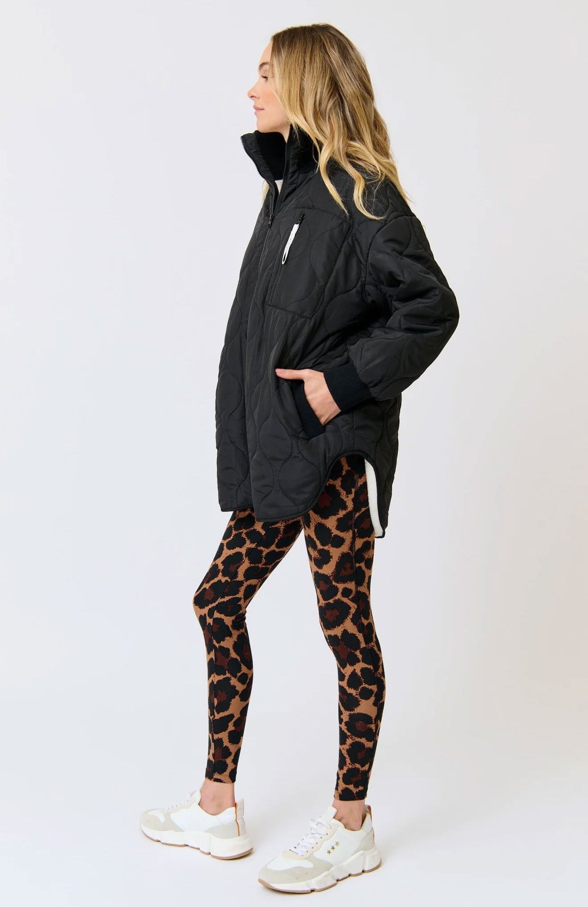 CARTEL & WILLOW Bridie Jacket - Black / Cream Jacket - Zabecca Living