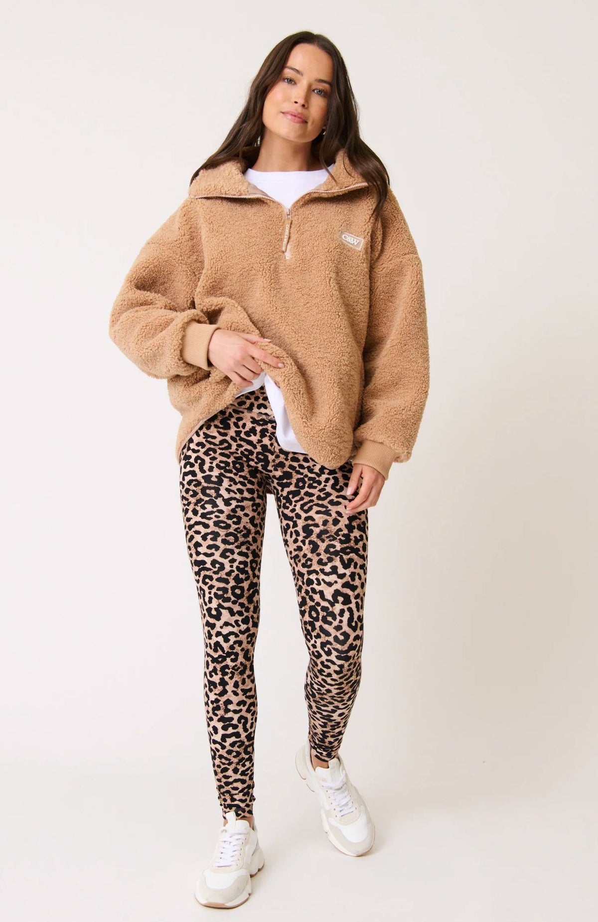 CARTEL &amp; WILLOW Celeste Pullover - Biscuit Jacket - Zabecca Living