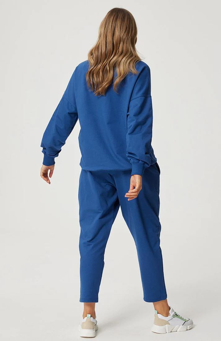 CARTEL &amp; WILLOW Eddie Pant - French Navy PANTS - Zabecca Living