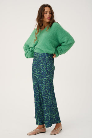 CARTEL & WILLOW Emmie Knit Sweater - Sea Green Jumpers + Knitwear - Zabecca Living
