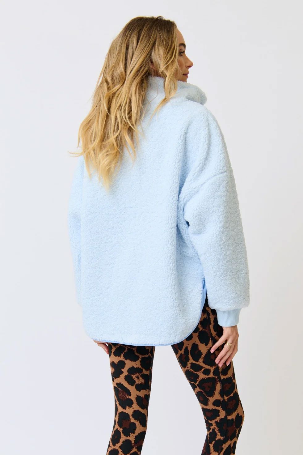 CARTEL &amp; WILLOW Justina Pullover - Ice Blue Jacket - Zabecca Living