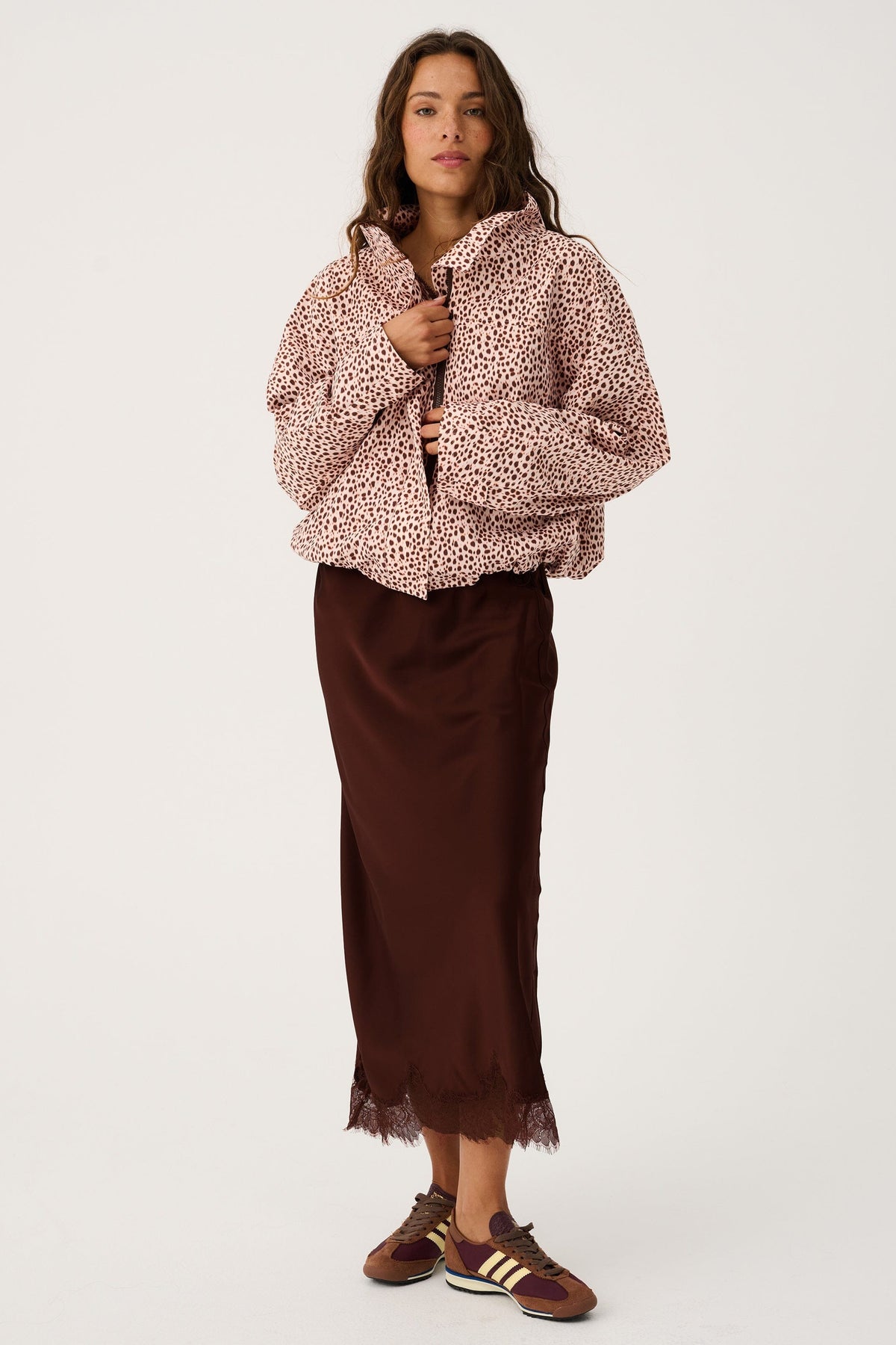 CARTEL &amp; WILLOW Luna Skirt - Truffle Lace SKIRT - Zabecca Living