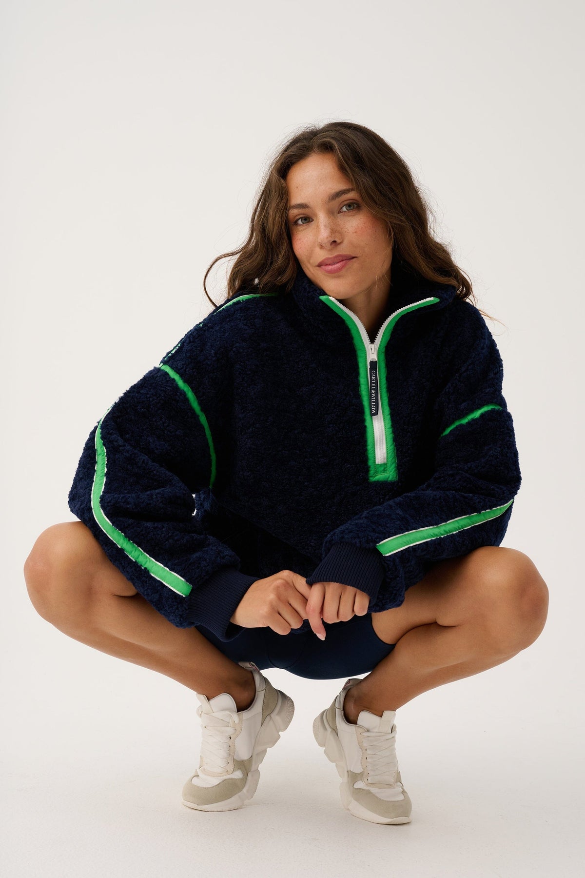 CARTEL &amp; WILLOW Margot Pullover - Marine Jacket - Zabecca Living