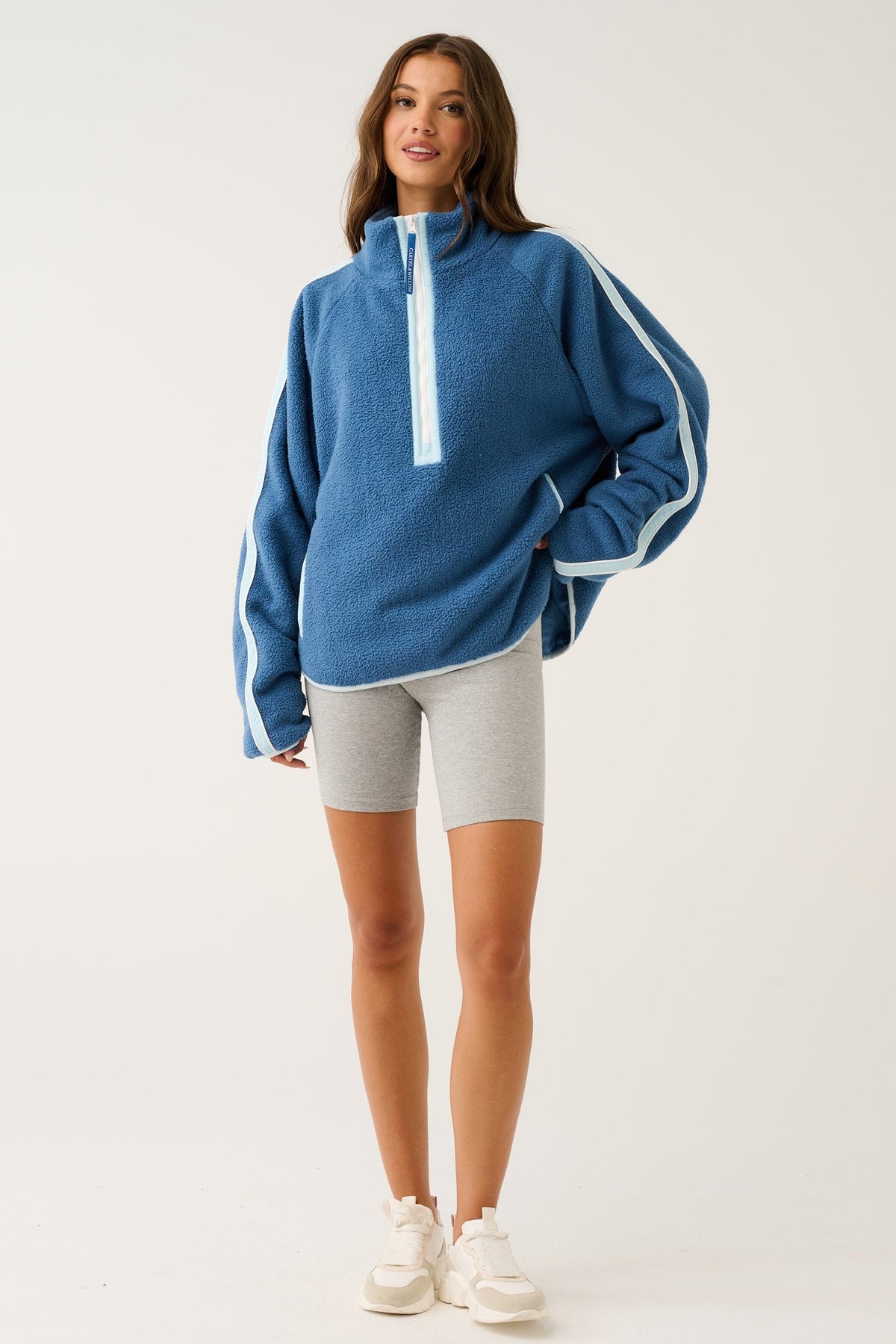 CARTEL &amp; WILLOW Matilda Pullover - Ink Jacket - Zabecca Living