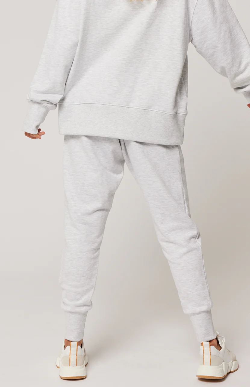 CARTEL &amp; WILLOW Mia Track Pant - Grey Marle PANTS - Zabecca Living