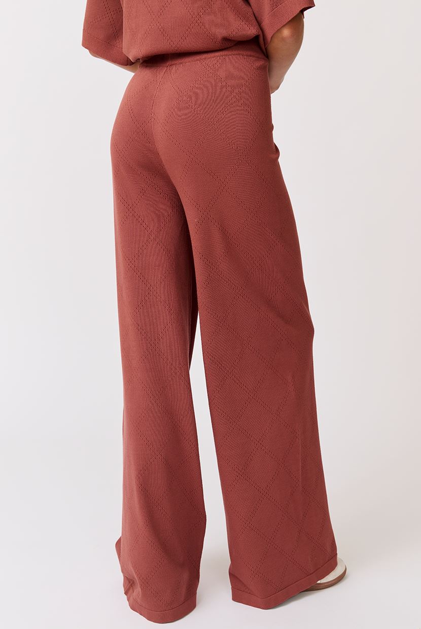 CARTEL & WILLOW Molly Knit Pant - Cocoa Knit JOGGER - Zabecca Living