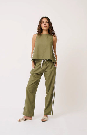 CARTEL & WILLOW Nadine Pant - Palm PANTS - Zabecca Living