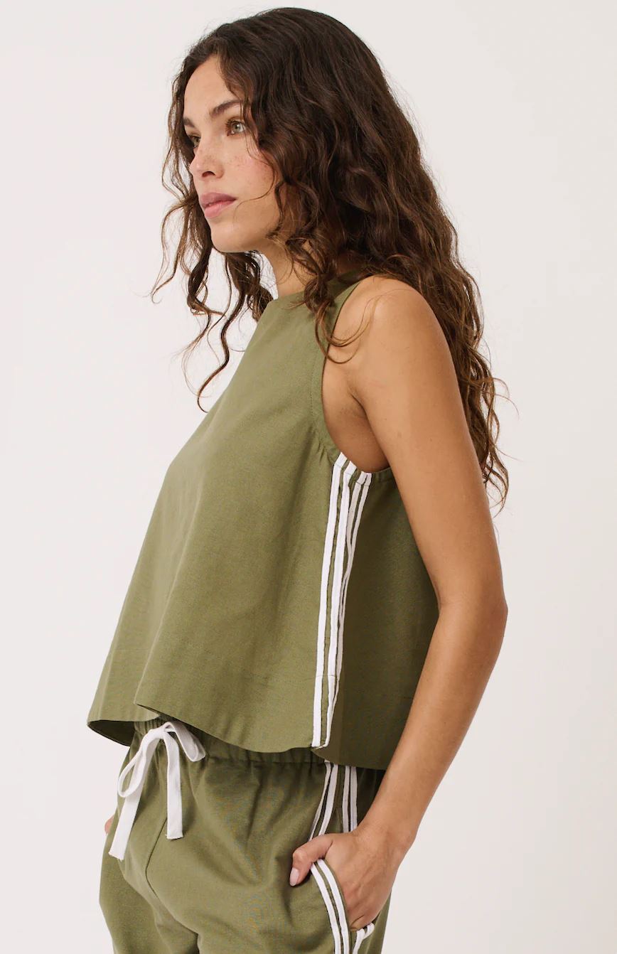 CARTEL &amp; WILLOW Nora Tank - Palm Tank - Zabecca Living