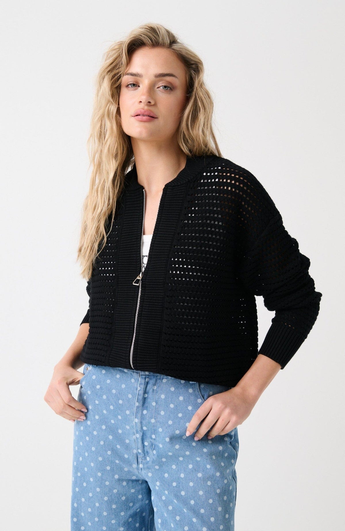 CARTEL & WILLOW Palmer Jacket - Black Jacket - Zabecca Living