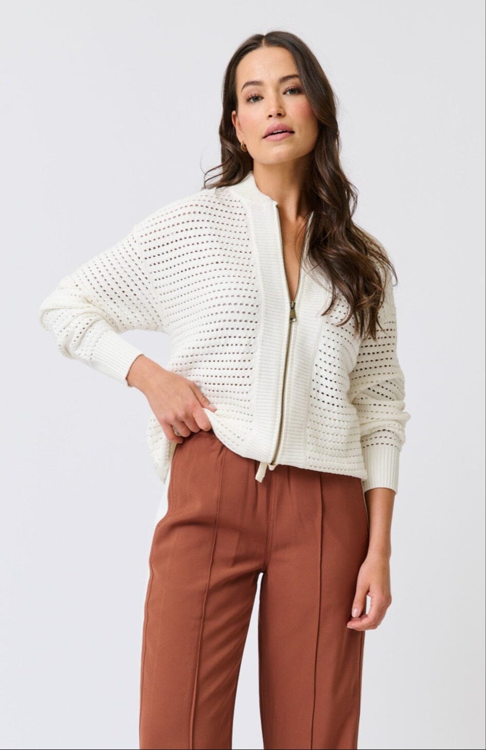 CARTEL &amp; WILLOW Palmer Jacket - Cream Jacket - Zabecca Living