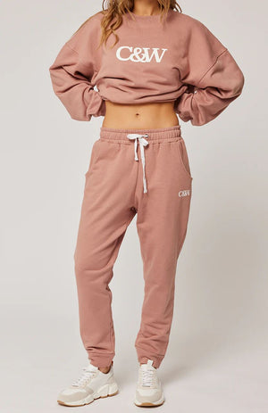 CARTEL & WILLOW Poppy Pant - Coffee Rose PANTS - Zabecca Living