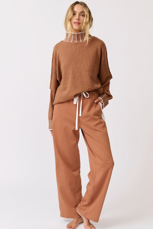 CARTEL & WILLOW Romy Sweater - Toffee Jumpers + Knitwear - Zabecca Living