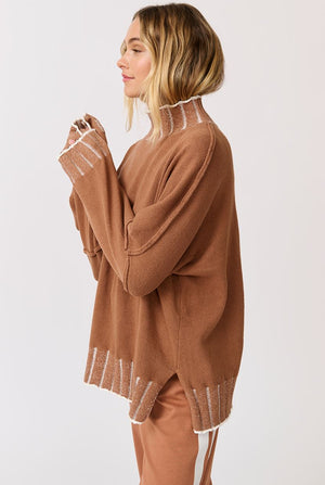 CARTEL & WILLOW Romy Sweater - Toffee Jumpers + Knitwear - Zabecca Living